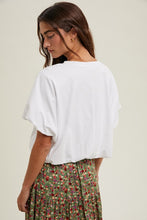 Load image into Gallery viewer, Skye Bubble Hem Top