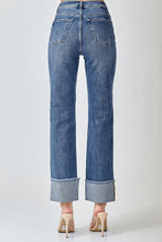 Load image into Gallery viewer, Straight Cuffed Jeans from Risen