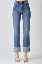 Load image into Gallery viewer, Straight Cuffed Jeans from Risen