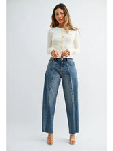 Load image into Gallery viewer, Two-Tone Barrel Jeans