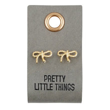 Load image into Gallery viewer, Leather Tag Earrings