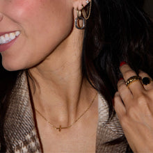 Load image into Gallery viewer, Sideways Cross Necklace