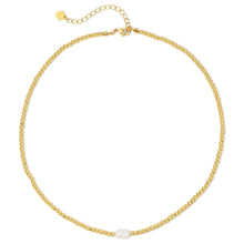 Load image into Gallery viewer, Beaded Pearl Necklace