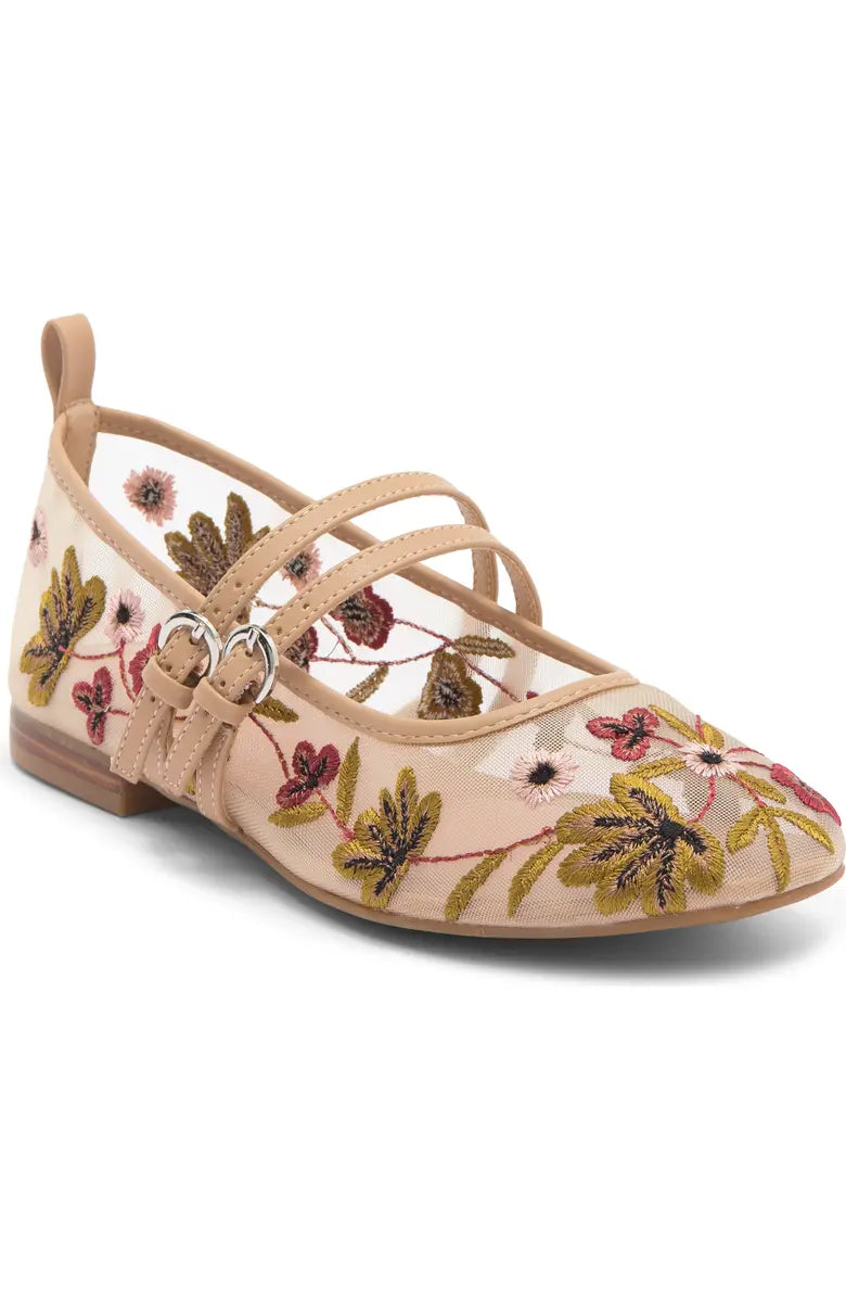 Mia Embroidered Flat