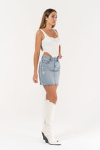 Load image into Gallery viewer, Light Wash Denim Skirt
