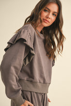 Load image into Gallery viewer, Sienna Ruffled Sweatshirt
