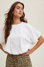 Load image into Gallery viewer, Skye Bubble Hem Top
