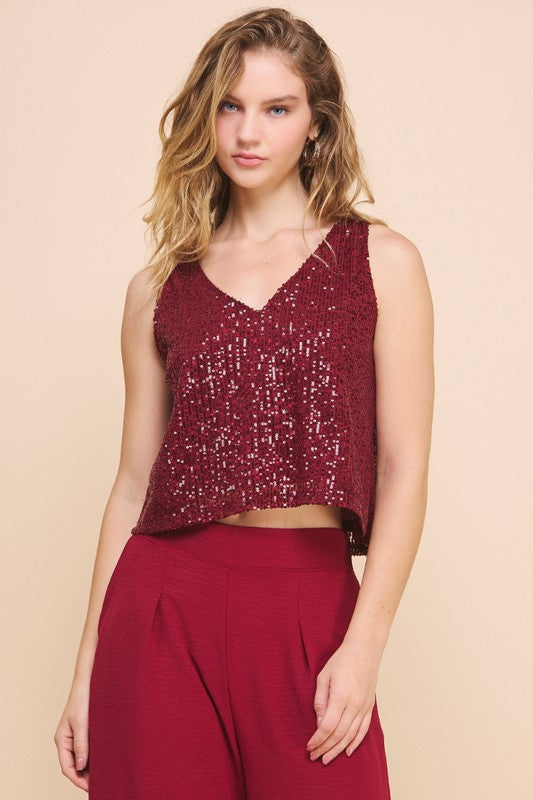 North Star Sequin Tank