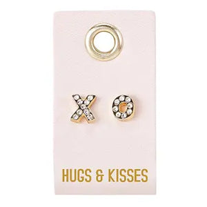Leather Tag Earrings