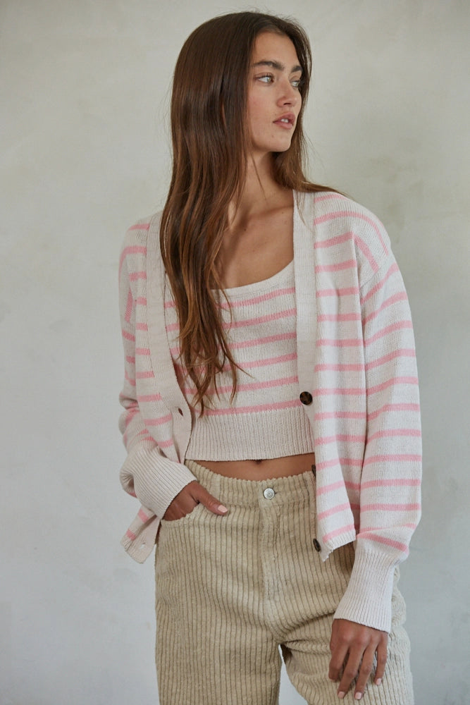 Stella Stripe Cardigan