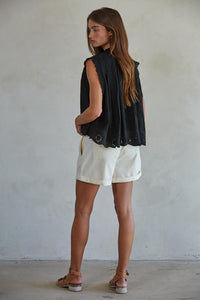 Adva Eyelet Button Down