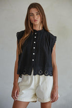 Load image into Gallery viewer, Adva Eyelet Button Down

