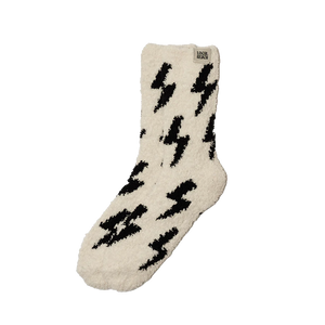 Lightning Bolt Cozy Socks