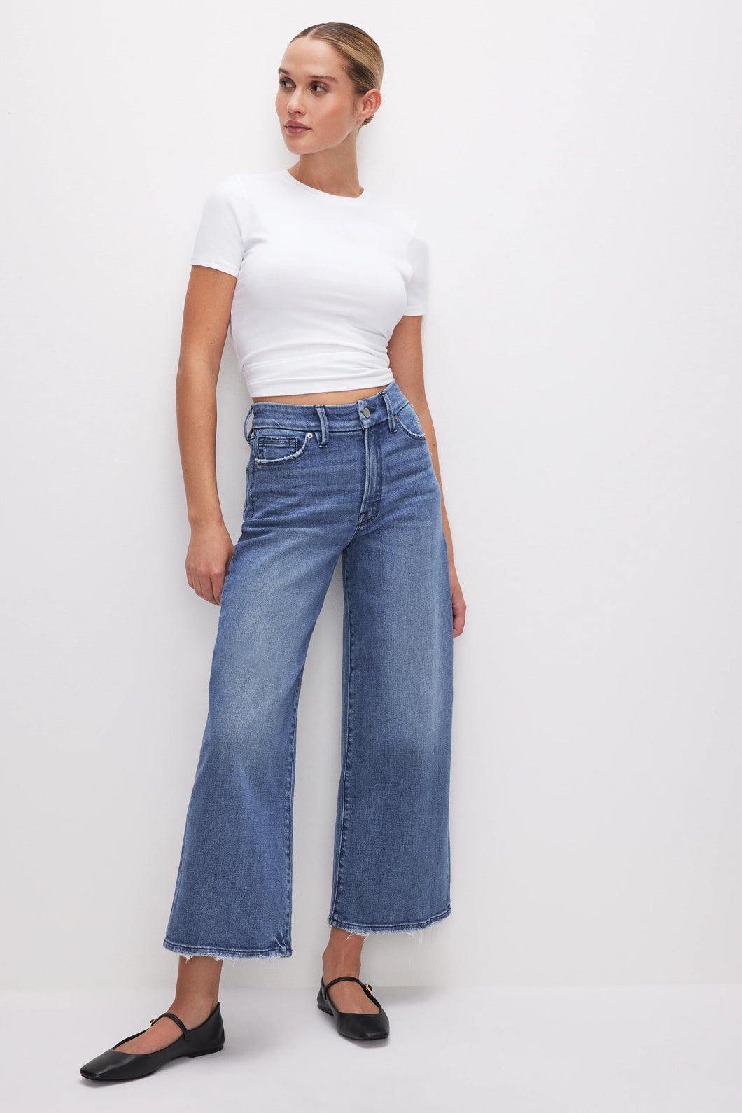 Palazzo Crop From Good American
