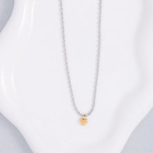 Load image into Gallery viewer, Petite Mixed Metal Heart Necklace
