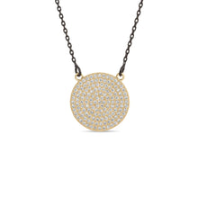 Load image into Gallery viewer, Two Tone Pave Necklace
