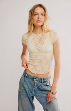 Load image into Gallery viewer, Ready to Go Lace Tee from FP
