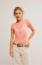 Load image into Gallery viewer, Ready to Go Lace Tee from FP
