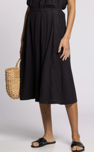 Load image into Gallery viewer, Lydia Pleated Linen Blend Skirt
