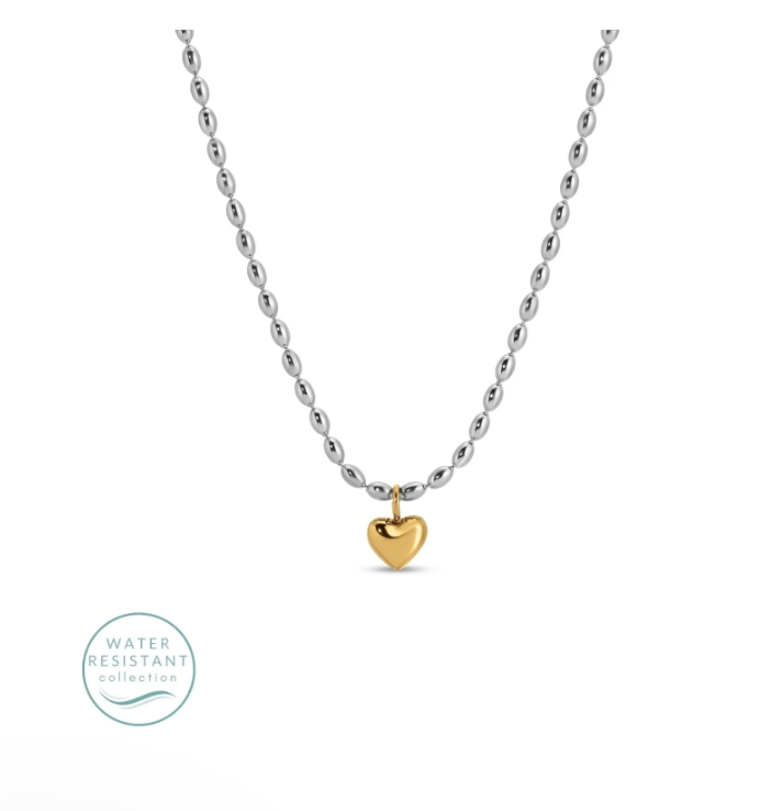 Petite Heart Water Resistant Necklace