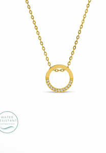 Contemporary Pave Water Resistant Necklace