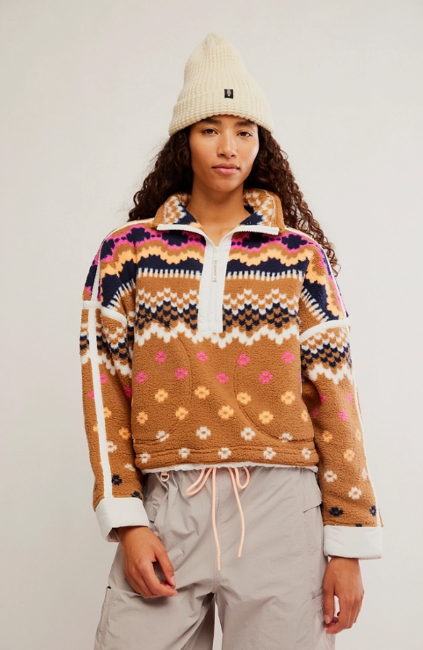 Mountain High Printed Fleece- Free People