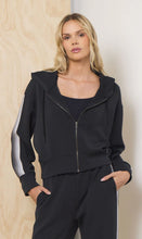 Load image into Gallery viewer, Striped Cloud Fleece Zip-Up
