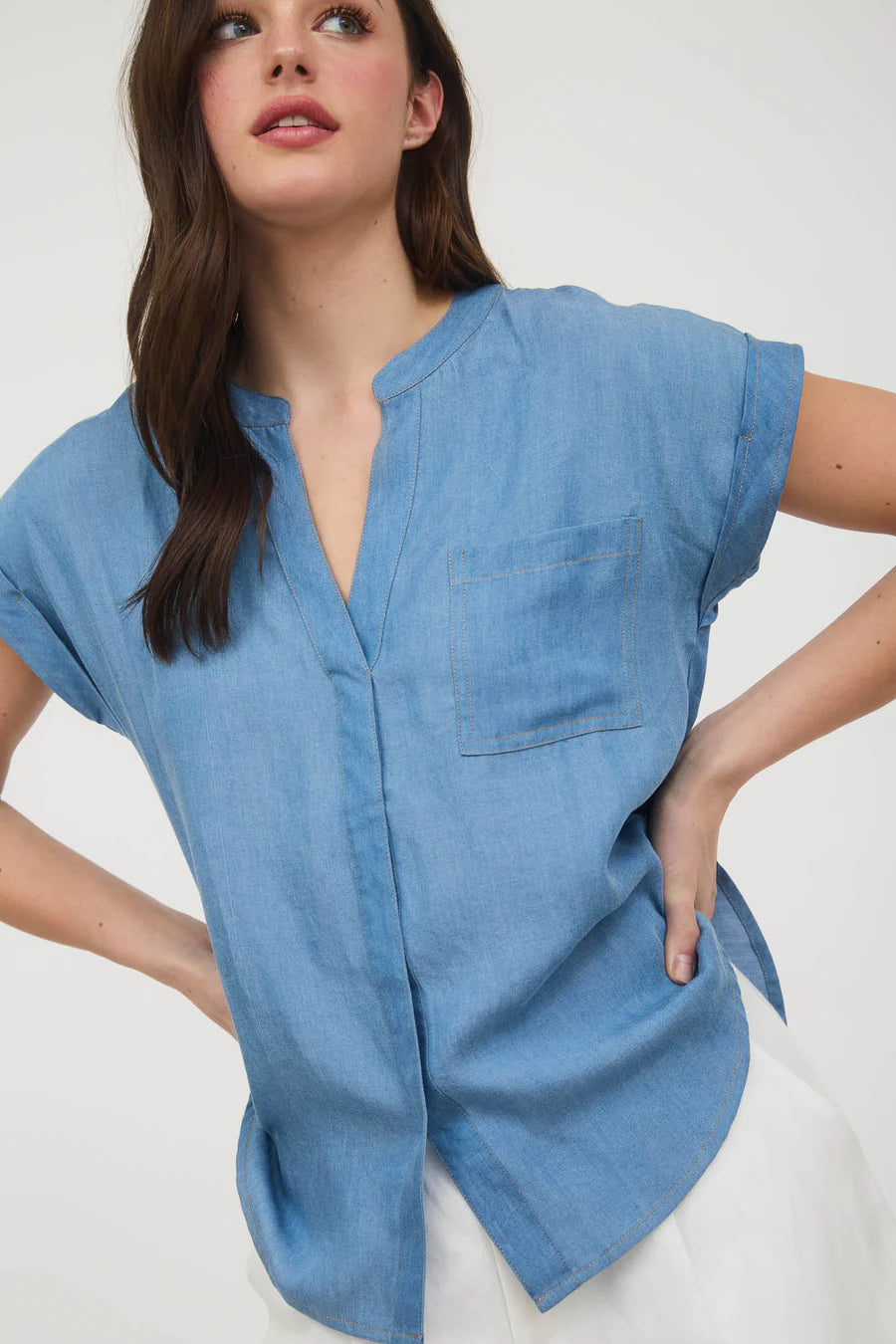 Baby Blue Top