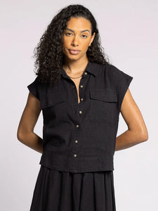 Lydia Linen Blend Top