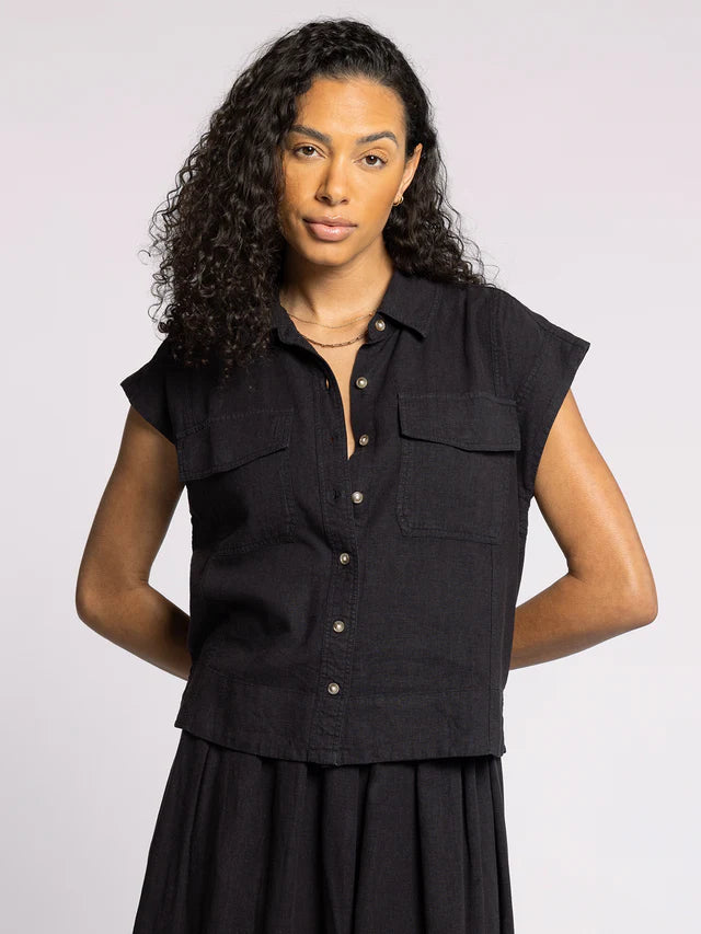 Lydia Linen Blend Top