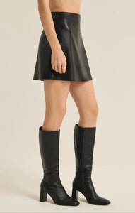 Ciera Faux Leather Skirt