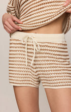 Load image into Gallery viewer, Lyla Striped Crochet Short
