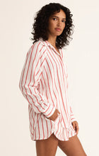 Load image into Gallery viewer, Perfect Linen Striped Top (red)

