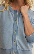 Load image into Gallery viewer, Daily Knit Denim Cardigan
