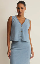 Load image into Gallery viewer, Noelle Jersey Denim Top
