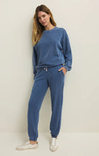 Load image into Gallery viewer, Boyfriend Denim Sweatshirt
