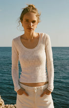 Load image into Gallery viewer, Tibi Scoop Mesh Sweater
