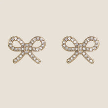Load image into Gallery viewer, Crystal Bow Studs
