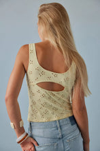 Load image into Gallery viewer, Full Bloom Eyelet Cami
