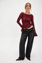 Load image into Gallery viewer, Free People Lace Layering Tee
