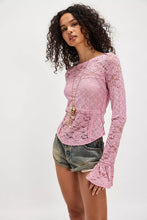 Load image into Gallery viewer, Free People Lace Layering Tee
