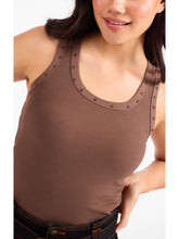 Load image into Gallery viewer, Ruby Studded Knit Tank
