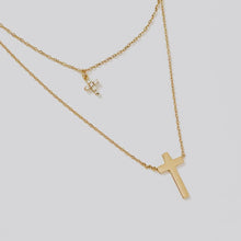 Load image into Gallery viewer, Faithfully Layered Cross Necklace
