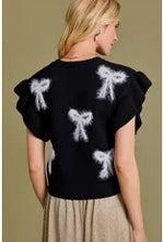 Load image into Gallery viewer, Robin Bow Top in Black
