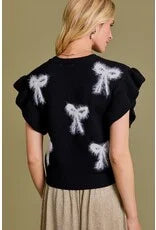 Robin Bow Top in Black
