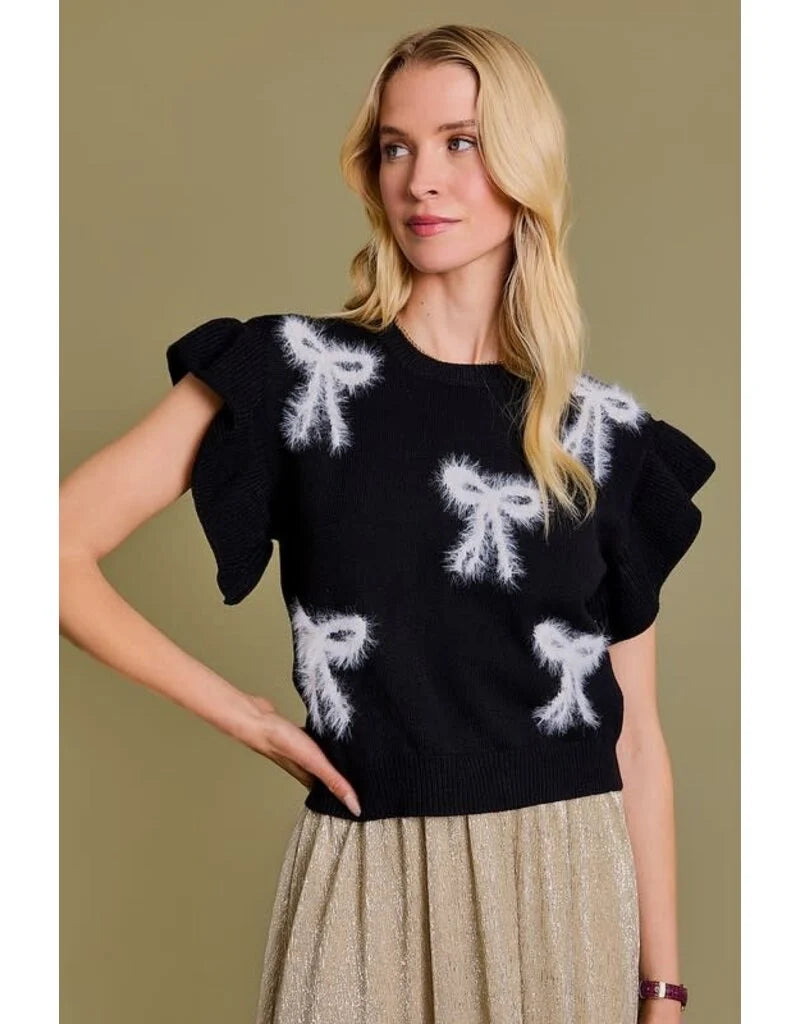 Robin Bow Top in Black