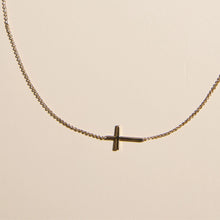 Load image into Gallery viewer, Sideways Cross Necklace

