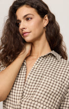 Load image into Gallery viewer, River Plaid- Dark Chocolate
