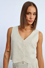 Load image into Gallery viewer, Linen Bolero Vest
