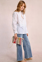Load image into Gallery viewer, Multicolor Braided Boho Pouch
